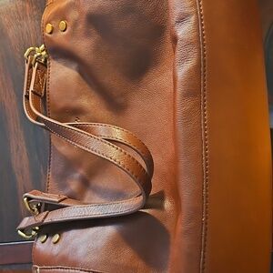 American Leather Brown Leather  Bag
